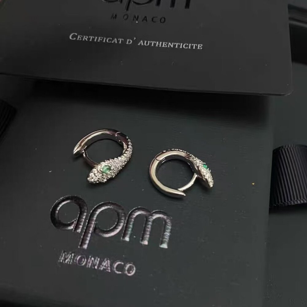 APM Monaco Kaa Hoop Earrings
